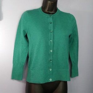 EDDIE BAUER SMALL GREEN SWEATER